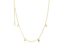 Stars Silver Necklace SPE-5595-GP